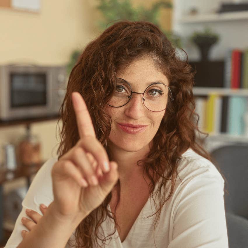 woman with high intelligence and low tolerance for nonsense taking credit for her own ideas