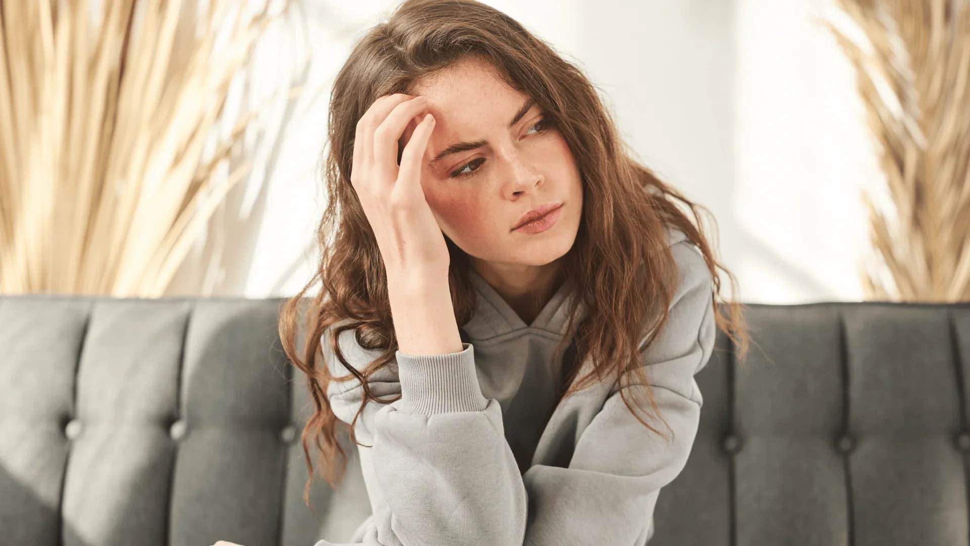 woman saying no