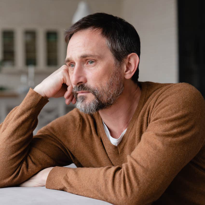 man who thinks things won't work out because he doesn't feel safe getting his hopes up