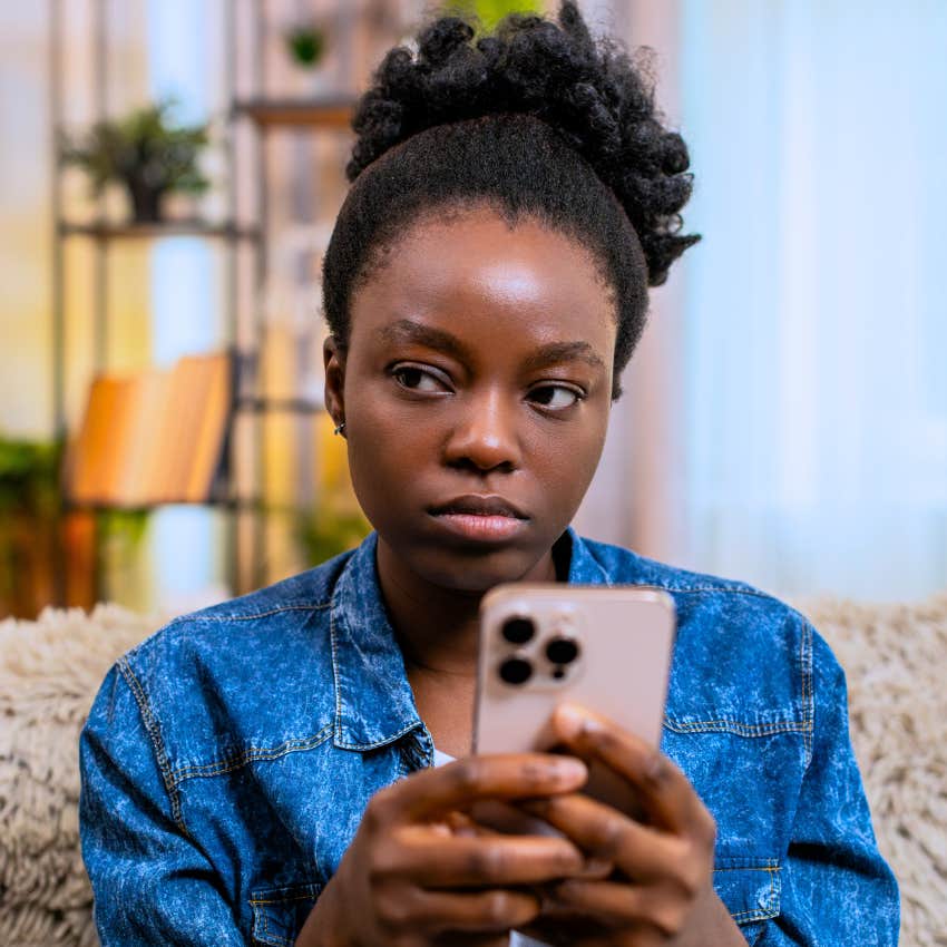 Gen Z woman not being nice about phone calls after working hours