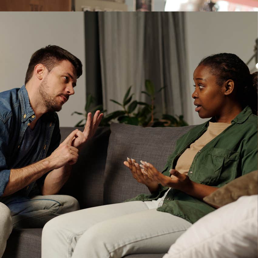 boyfriend telling girlfriend shes not good enough