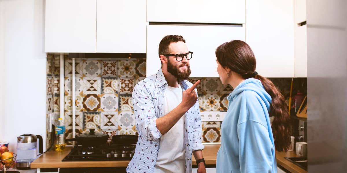 arguing couple