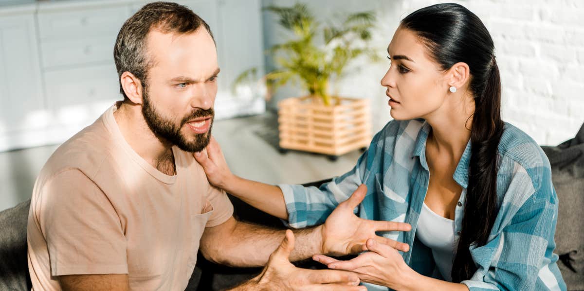3 Under-The-Radar Types Of Abusive Relationships To Watch Out For couple arguing