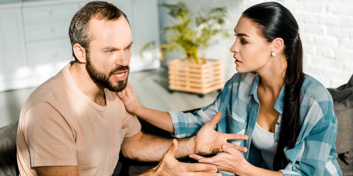 couple arguing