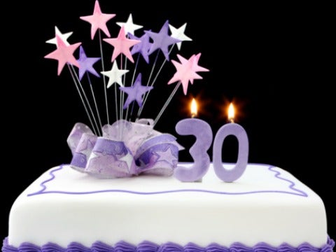 30 birthday cake