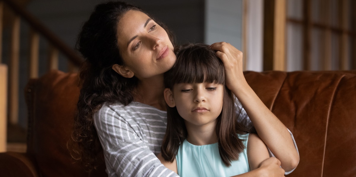 single mom and daughter