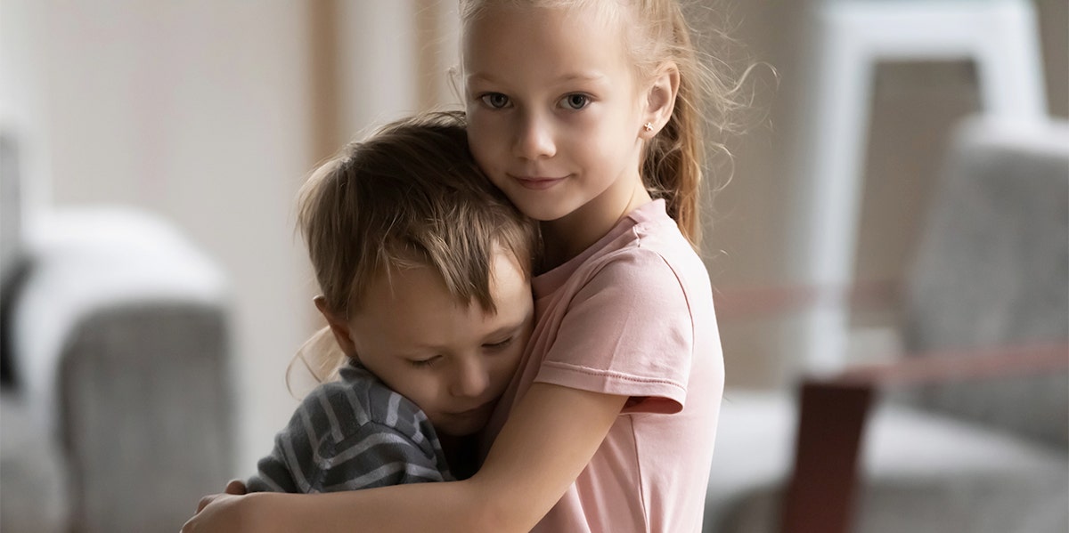 girl hugging boy