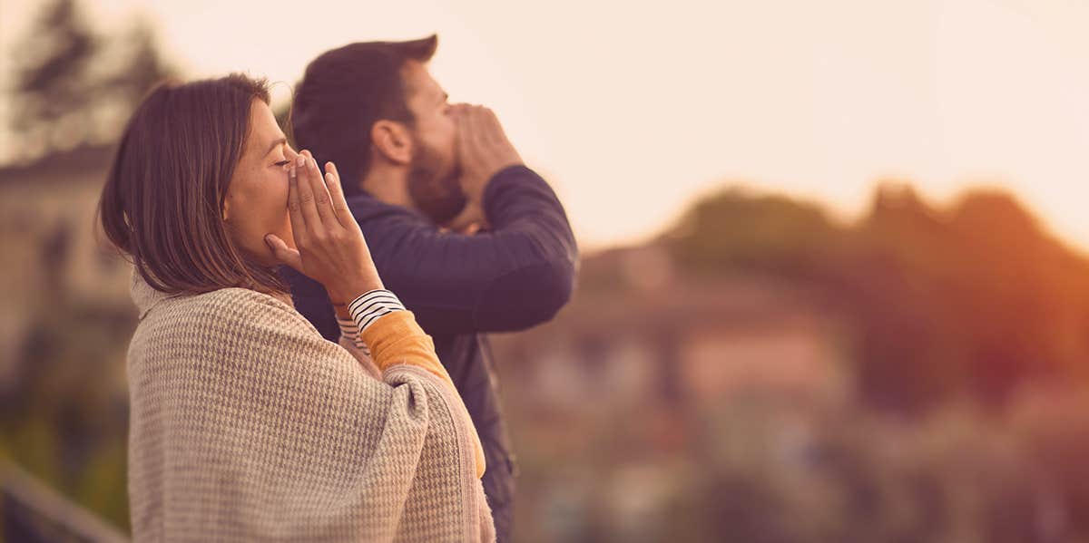 4 Steps To Take When Life Is Really Freaking Hard couple outdoor