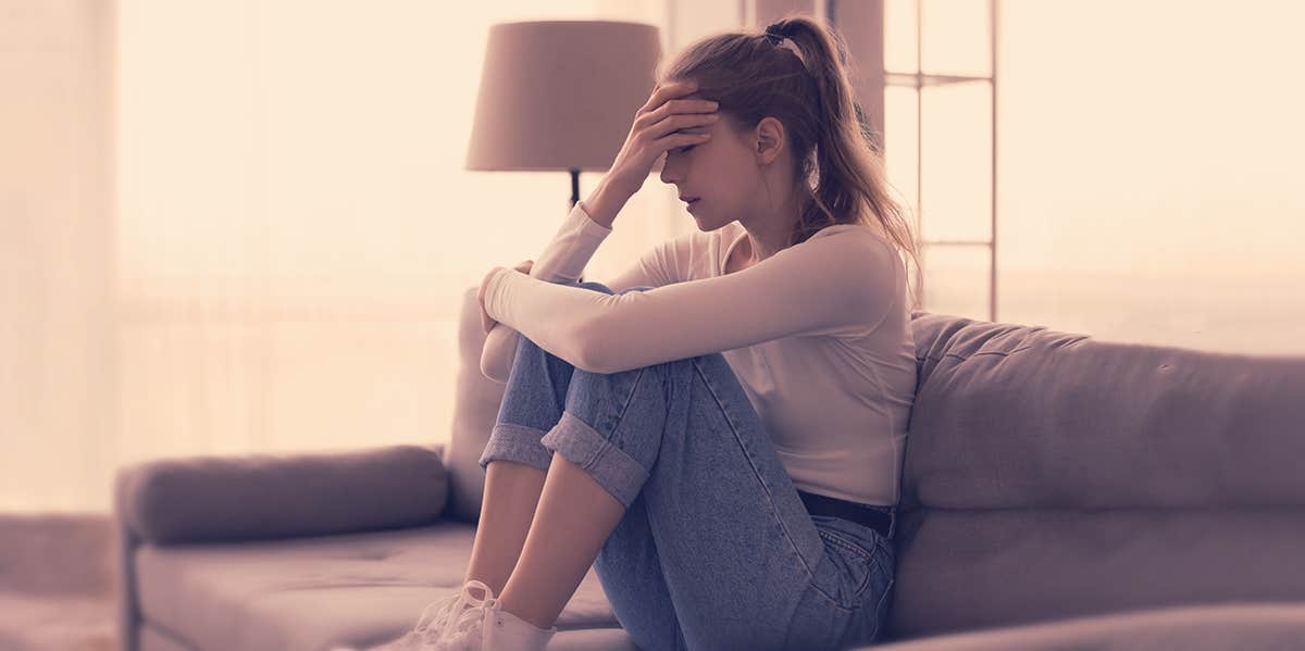 4 Unmistakable Signs Your Relationship Is Over woman looking depressed