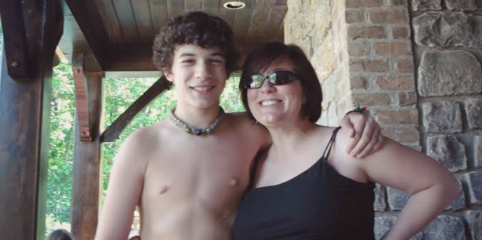 After My Son Died From A Drug Overdose, I Nearly Died From Depression photo of author and son