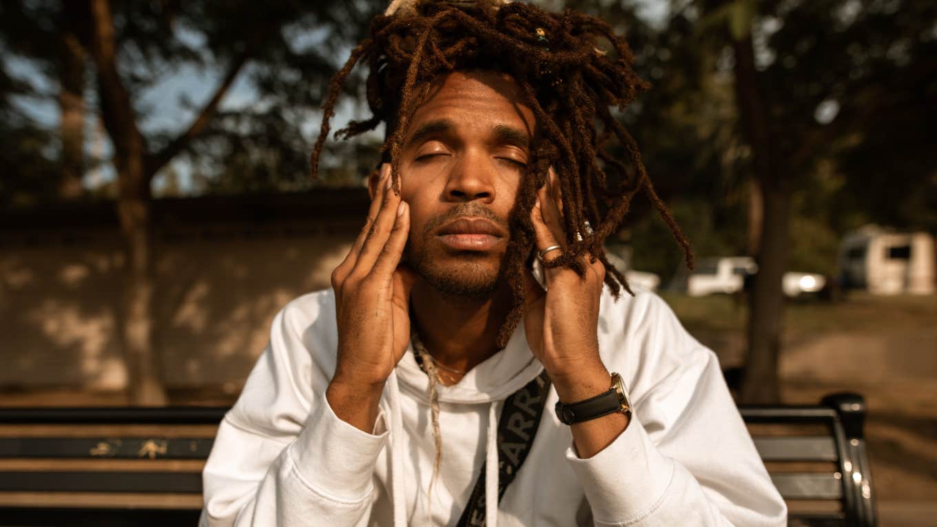 5 Habits Of People Whose Normal Is Actually Fight Or Flight Dysregulation man sitting on a bench