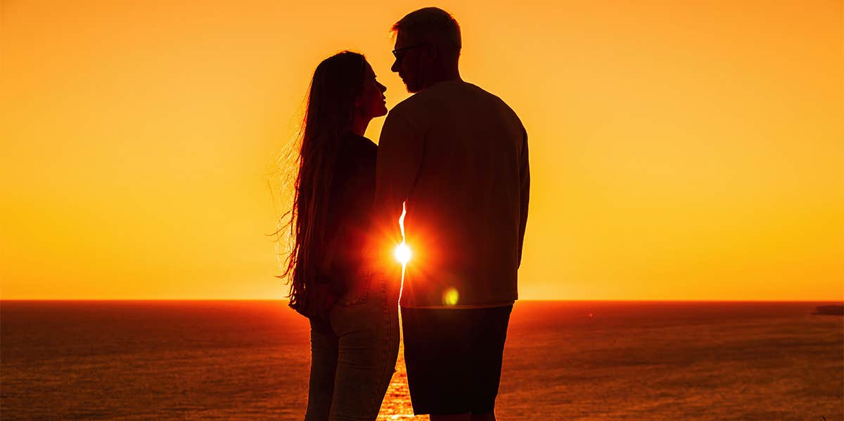 couple in sunset