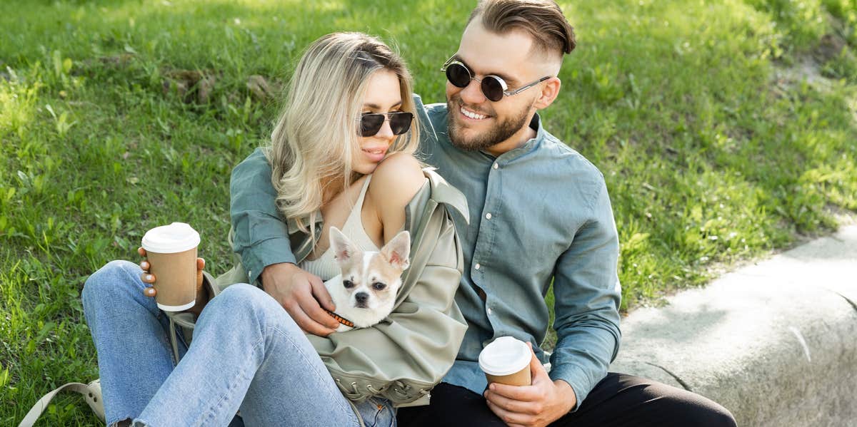 couple drinking coffee together