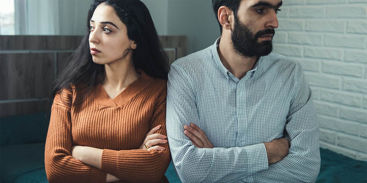 5 Things To Do If You Feel Your Relationship Slipping Away unhappy couple