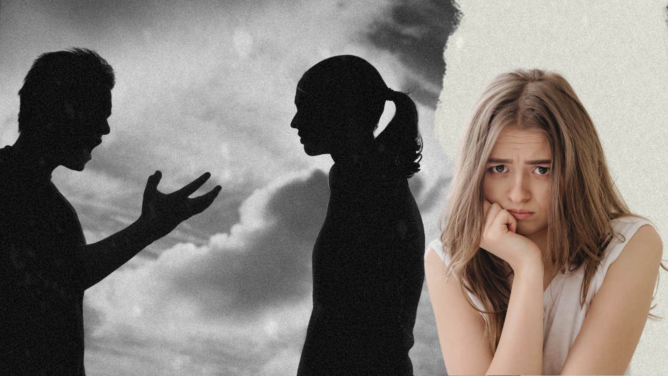 5 Glaring Signs That There Is Literally NO Hope For Your Marriage Couple fighting in silhouette