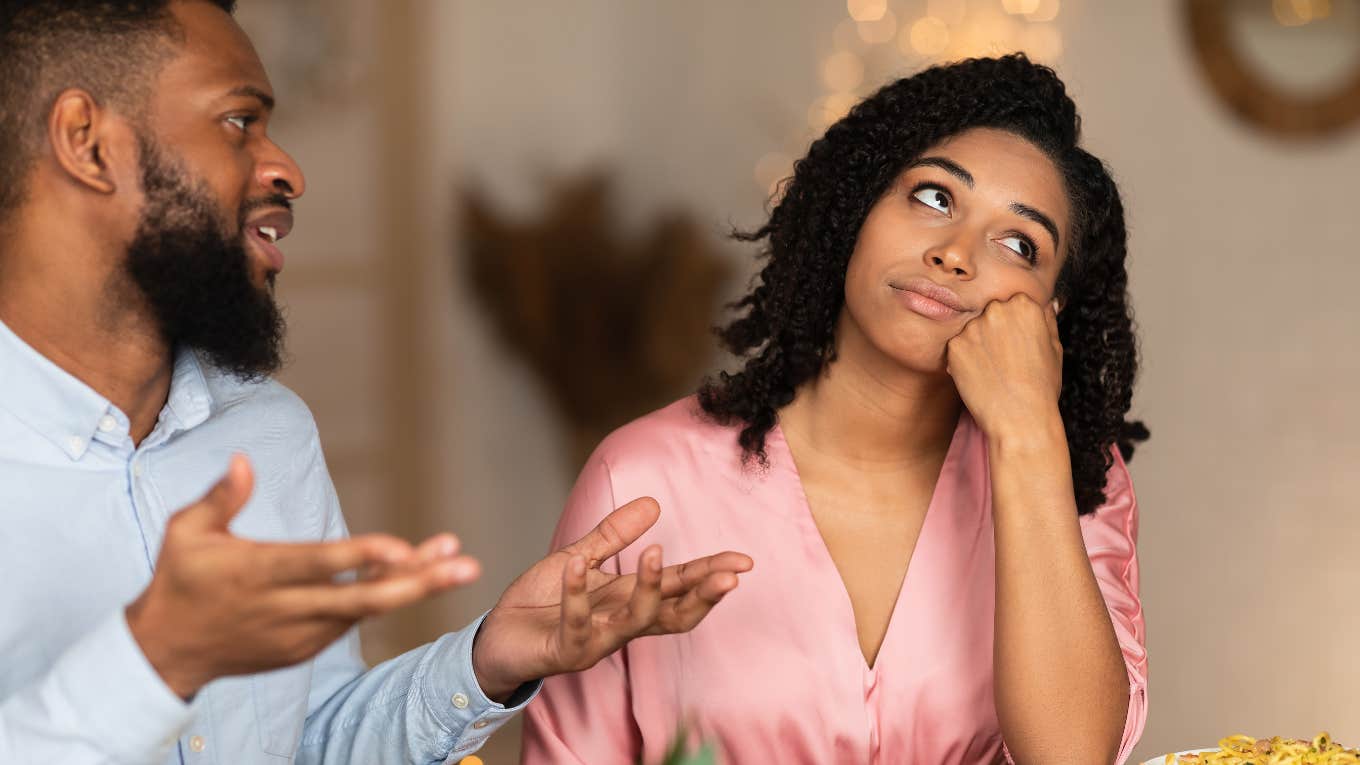 5 Tiny Ways You're Selfish In Your Relationship (Without Realizing It) Woman ignoring her man