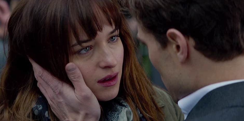 Dakota Johnson as Ana Steele in the '50 Shades of Grey' movie trailer The 50 Shades of Grey Trailer Ana Steele Dakota Johnson