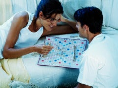 man woman scrabble