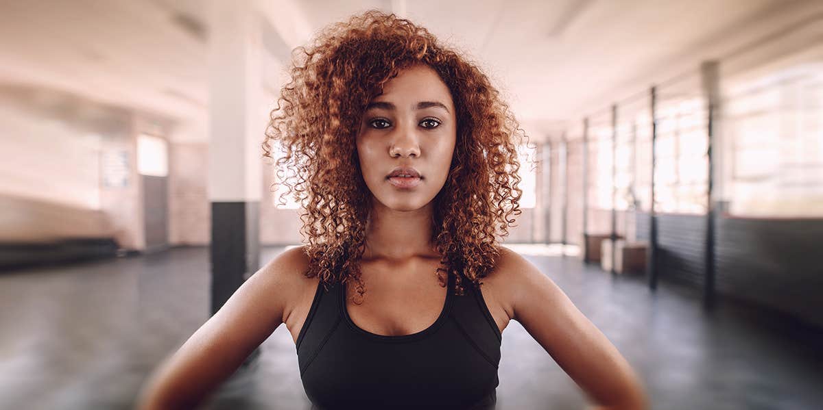 confident looking woman