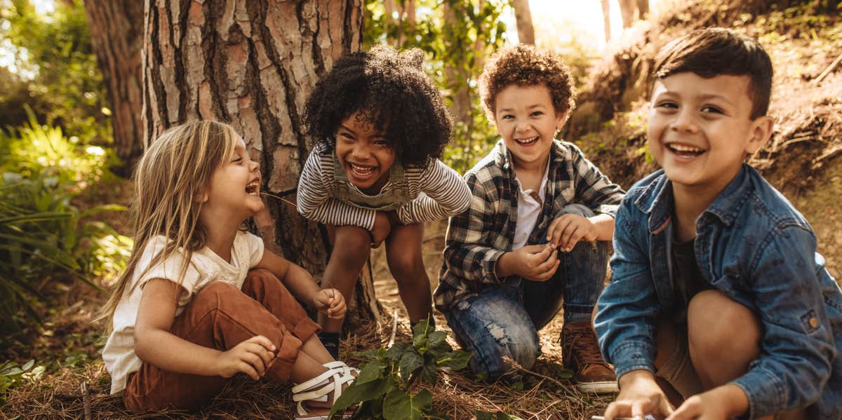 kids playing outside