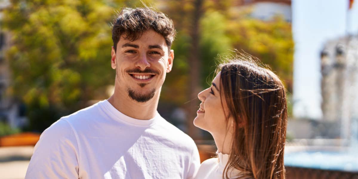 Couple in a nice neighborhood 