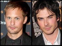 Alexander Skarsgard and Ian Somerhalder are two of the hottest male vampires