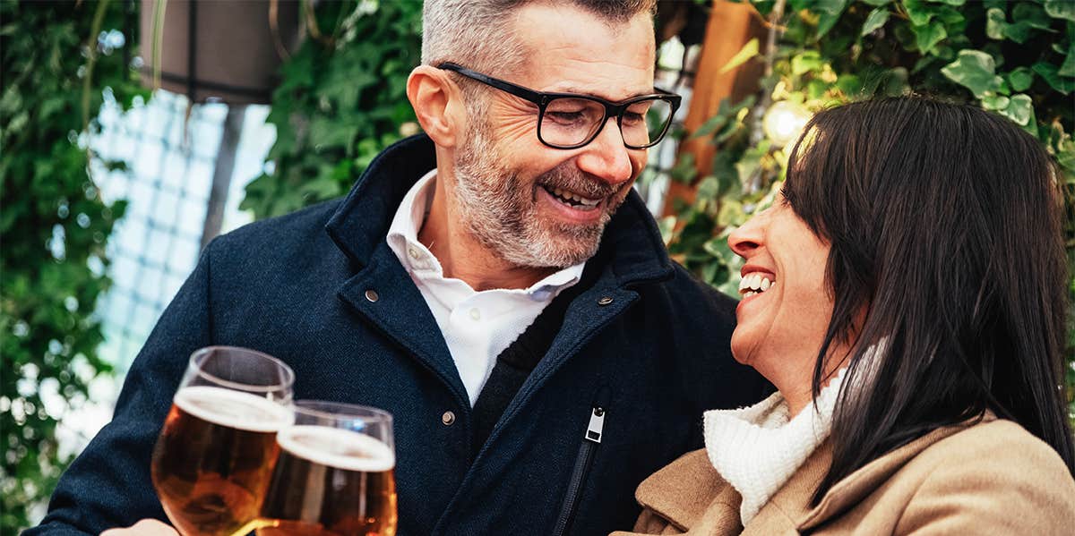 7 Clever Dating Tips I Learned From 30 Years Of Playing The Field older couple cheers