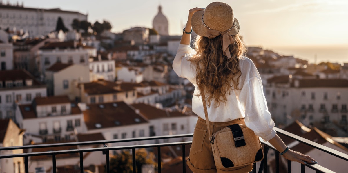 woman traveling