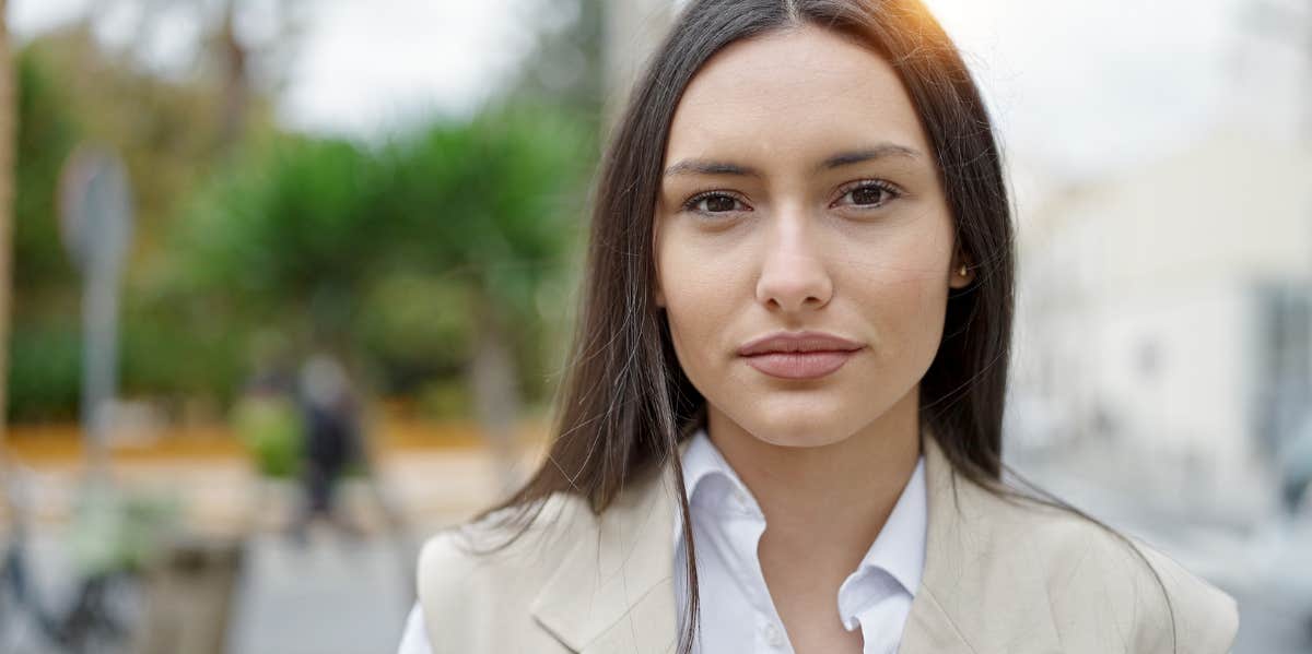 woman in professional attire