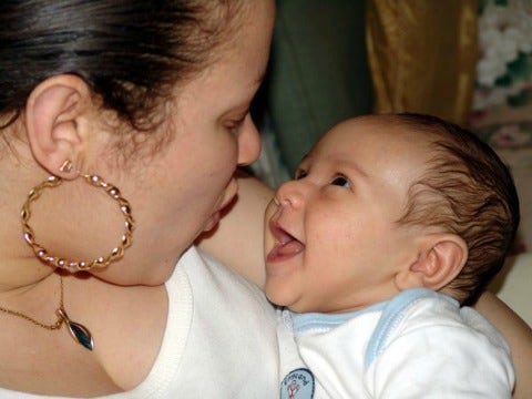 mom and baby mom and baby