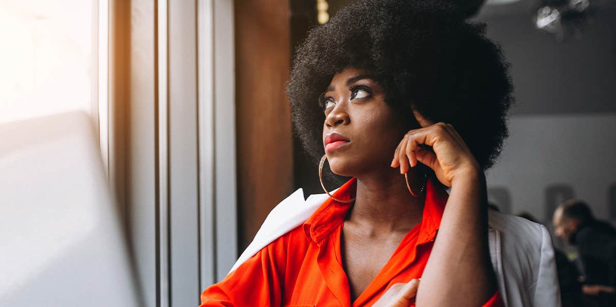 8 Subconscious Behaviors That Stop You From Living Your Best Life woman thinking