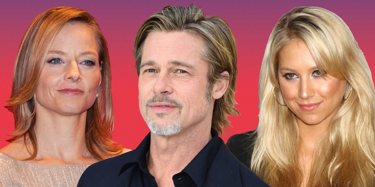 brad pitt, jodie foster, and anna kournikova