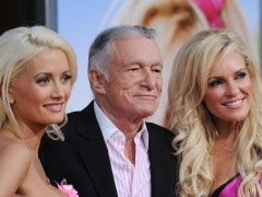 Holly Madison, Hugh Hefner and Bridget Marquardt