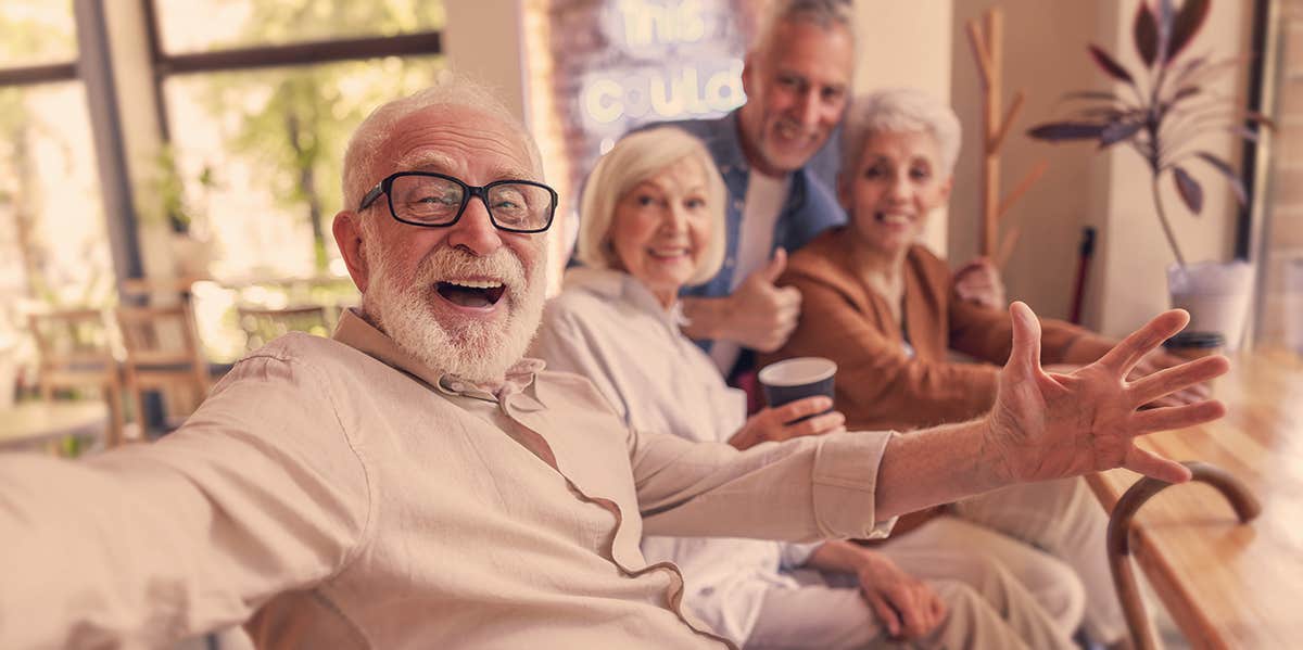 9 Important Life Lessons About Happiness From 100-Year-Olds happy elderlys