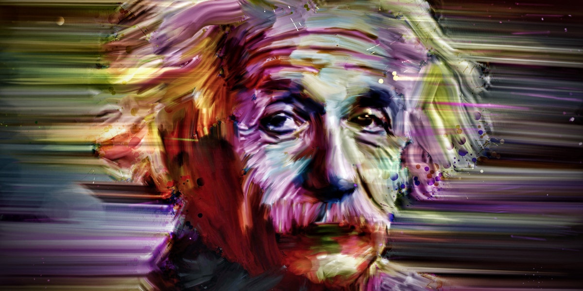 32 Best Albert Einstein Quotes Of All Time colorful photo of Albert Einstein