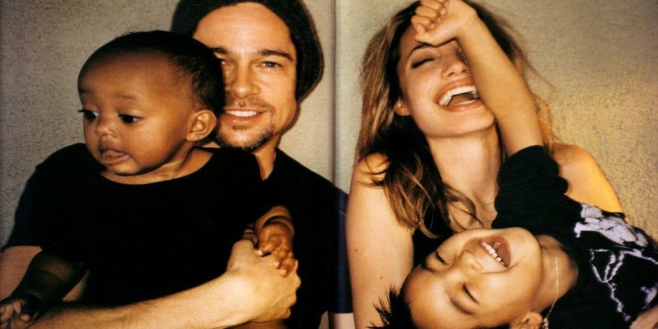 angelina jolie brad pitt family divorce parenting