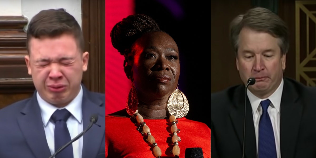 Why There Is Unwarranted Power Behind The White Male Tears Phenomenon Kyle Rittenhouse, Joy Reid, Brett Kavanaugh