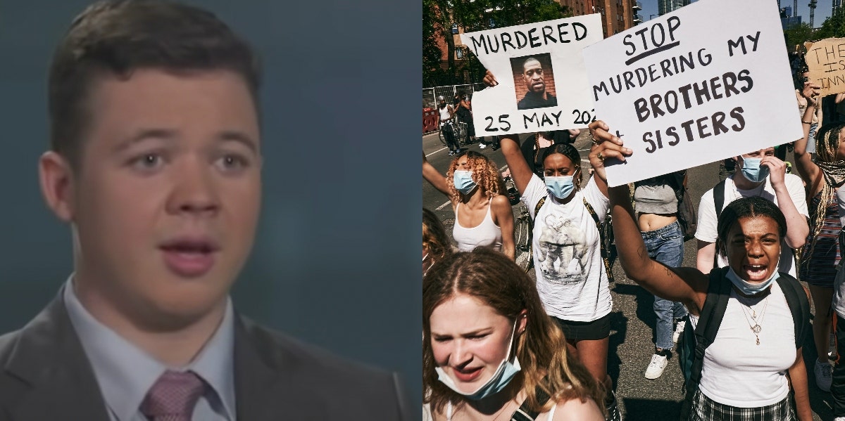 Kyle Rittenhouse Is Wrong By Thinking His Case Has 'Nothing To Do With Race' Kyle Rittenhouse, Black Lives Matter protest