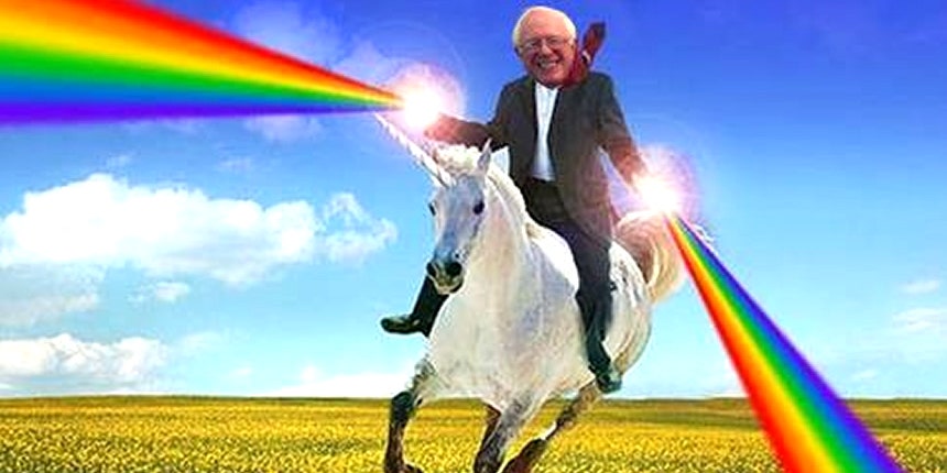 Bernie Sanders Magical Unicorn