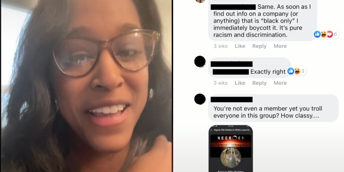 Influencer Denise Bradley Is Exposing Racism in Facebook Groups 