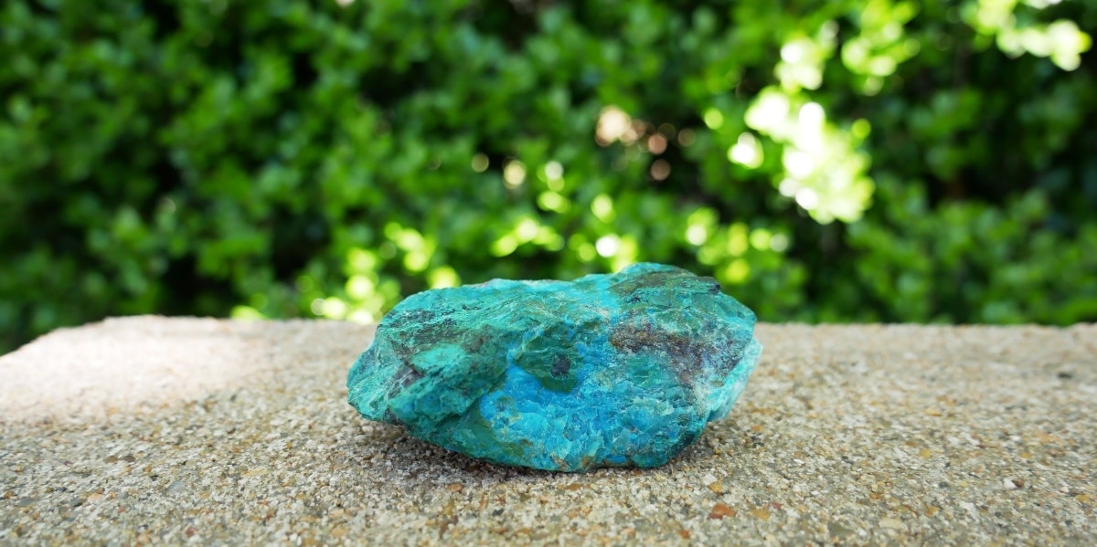 Chrysocolla crystal