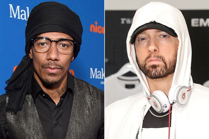 Why Are Eminem And Nick Cannon Feuding Over .... Mariah Carey?