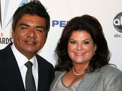 George Lopez and wife Ann Serrano