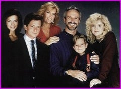 Meredith Baxter & Family Ties cast