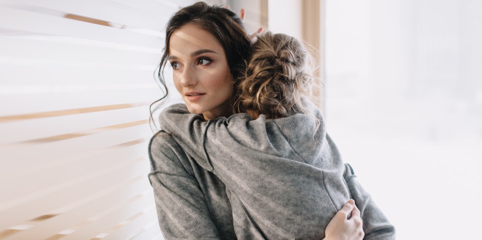 mom and daughter