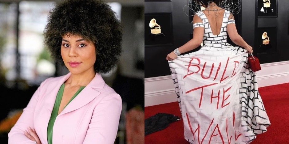 Who Is Joy Villa? New Details About The Singer Who Wore A 'Build The Wall' Dress To The Grammys