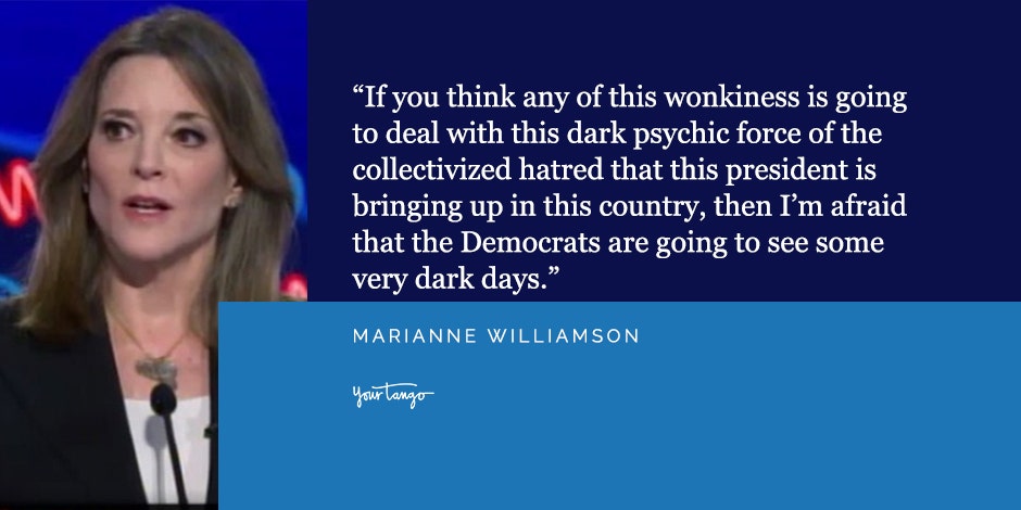 Marianne Williamson quotes democratic debate presidential candidate Marianne Williamson quotes democratic debate presidential candidate