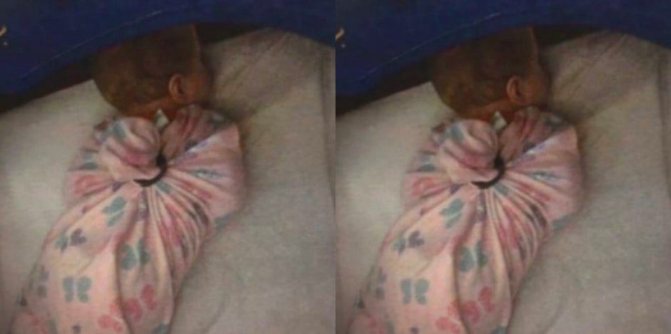 Photos Show Infants Bound And Swaddled By Hair Ties At A Kansas Daycare — And Parents Disagree On Whether Or Not It's Abuse Photos Show Infants Bound And Swaddled By Hair Ties At A Kansas Daycare — And Parents Disagree On Whether Or Not It's Abuse