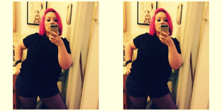 I'm Fat — And I'm Beautiful photo of author taking selfie in mirror