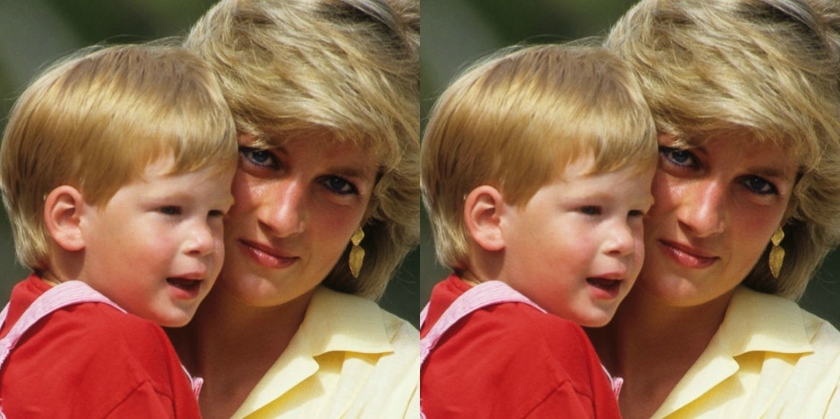 Prince Harry and Princess Diana 